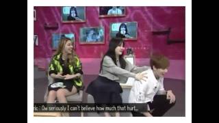 Kevins Reaction After Getting Hit By Jimin