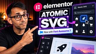 Atomic SVG uses Font Awesome 7 - Elementor