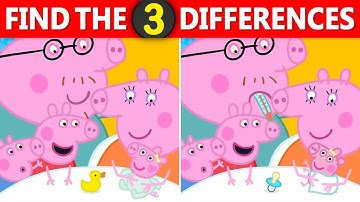 🐷 Can You Find the Difference in These Peppa Pig Scenes? 🔍 Only Experts Spot Them! | Quiz DingDong