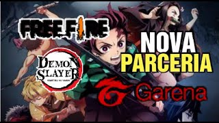 novo evento da Garena parceria com o anime demon Slayer #free_fire #f