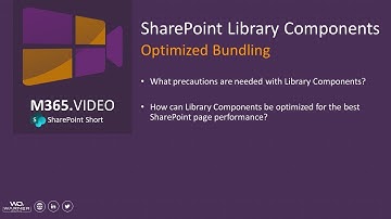 SharePoint Library Components - Optimized Bundling