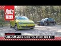Volkswagen golf vs ford focus  autoweek dubbeltest  english subtitles