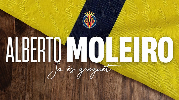 Presentación oficial de Alberto Moleiro