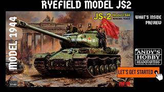 Ryefield model  RFM 5160 JS2 Russian WWII Heavy Tank Model 1944 plus aftermarket parts preview