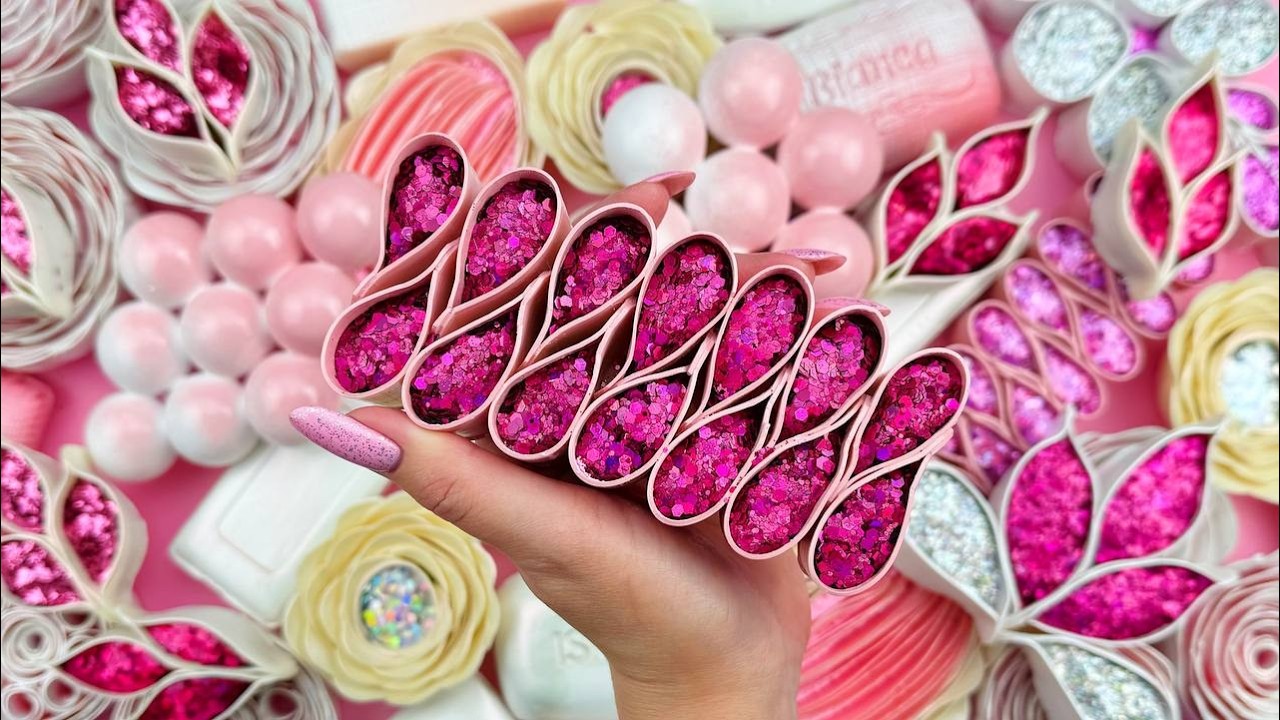 [ASMR] Anxiety Relief: Deep Starch Soap Crushing, Crunchy Glitter Foam & Soft Brain Massage