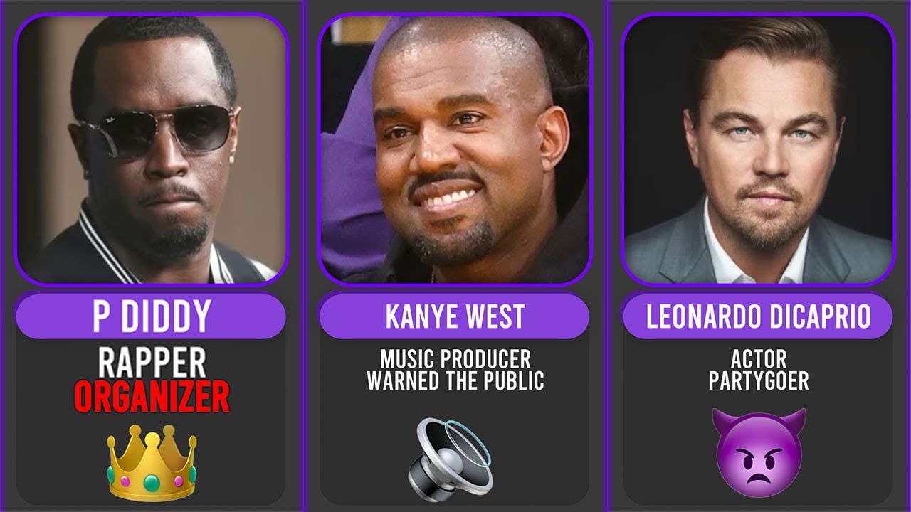 P Diddy Party : A Сomplete List of All Participants and Victims Video ...