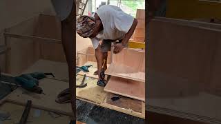 the process of making a superscoop box variation frame #tutorial #woodworking #speakerbox
