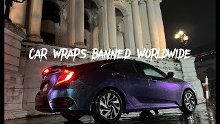 Wrapped Honda Civic Banned??? Car Wrap Nepal Honda Most Wanted Mafia Wrapitup