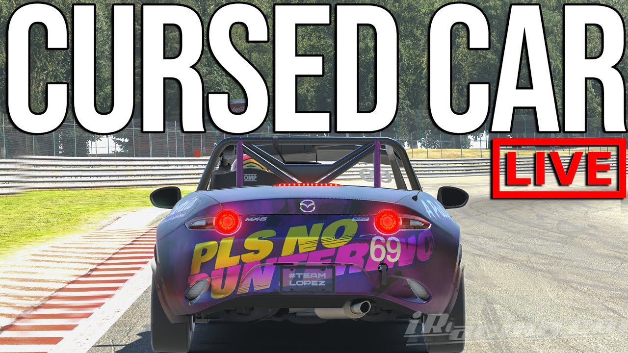 Trying To Beat REAL RACING DRIVERS In The World's Most Cursed Car - YouTube