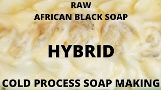 Raw Black African Hybrid Cold Process Soap