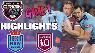 New South Wales vs Queensland | Half-time Highlights | State of Origin - Game 1, 2026