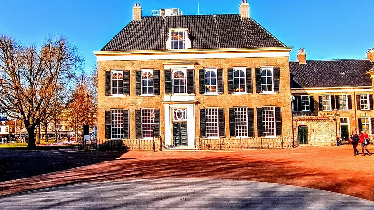 Walking through the city of Assen in the Netherlands
