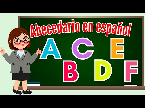 Abecedario en español para niños | Una palabra por cada letra con pronunciación