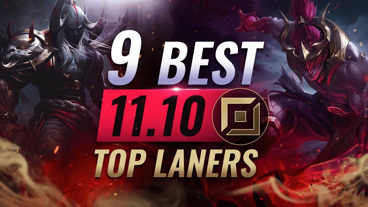 9 TOP LANERS to SOLO CARRY WITH in Patch 11.10 League of Legends