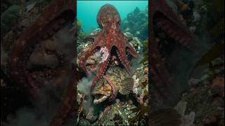 It Dropped From The Ledge Above The Den(The Lingcod Had No Idea What Was Coming Down)