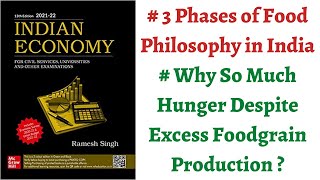 (Part 53) 3 Phases of Food Philosophy-Why Hunger still persists in India despite excess production ?