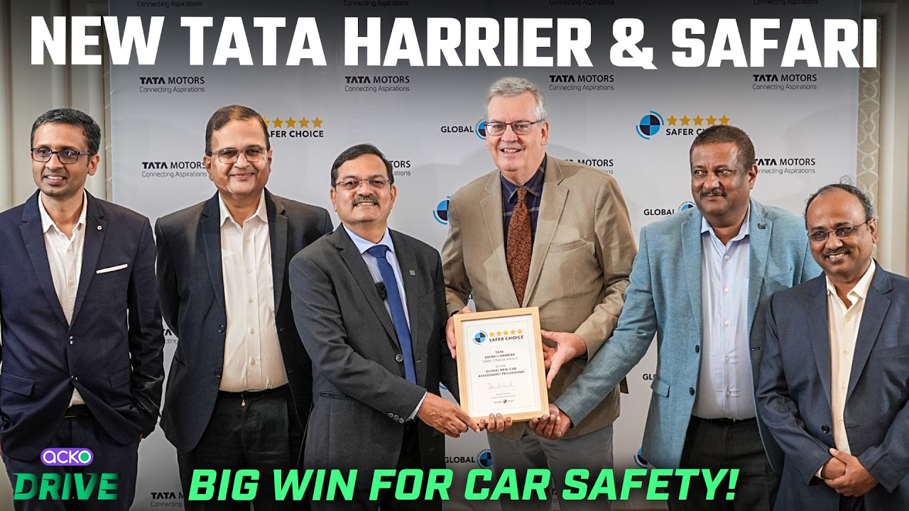 Exclusive: India’s Safest Cars in 2024: Tata Harrier & Safari Earn Global NCAP's Safer Choice Award.