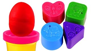 play doh shapes surprise abc songs for children kindergarten kids learn the alphabet toys