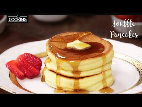 Souffle Pancake | Egg Recipes | Fluffy Pancakes | Japanese Food | Breakfast Ideas | Pancake Recipe