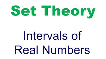 Interval of real numbers