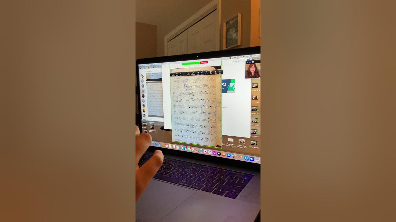 How to Screen Share & Annotate Music in Zoom YouTube