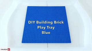 How To: DIY building brick play trays