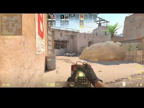 Counter Strike 2   1 v 4 Clutch   On Dust II