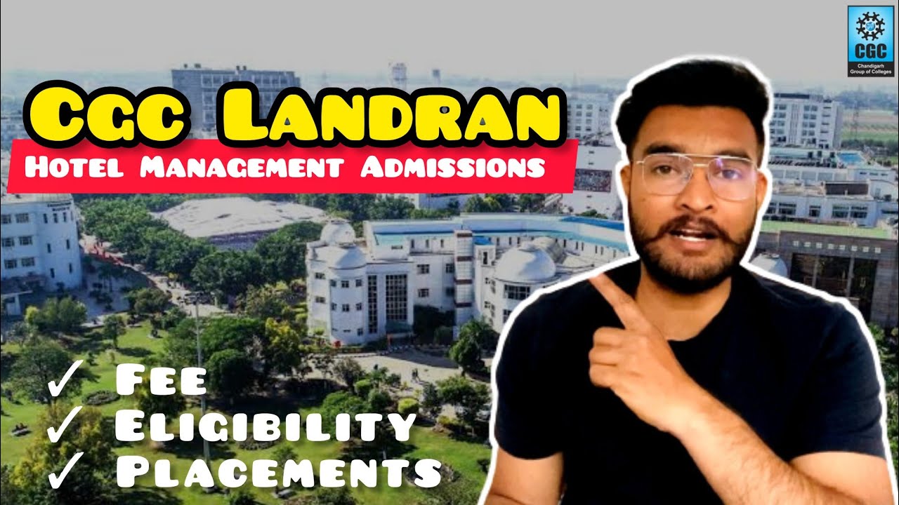 Hotel Management CGC Landran 2025 Admissions | Direct Admission CGC ...