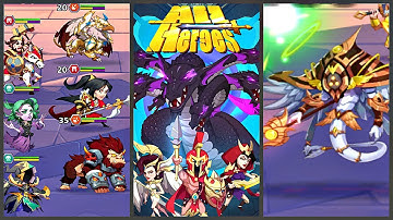 All Heroes (Gameplay Android) - Idle RPG - [Android Fragments]🧩 - #1