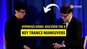 Hypnosis Demo: Discover The 4 Key Trance Maneuvers