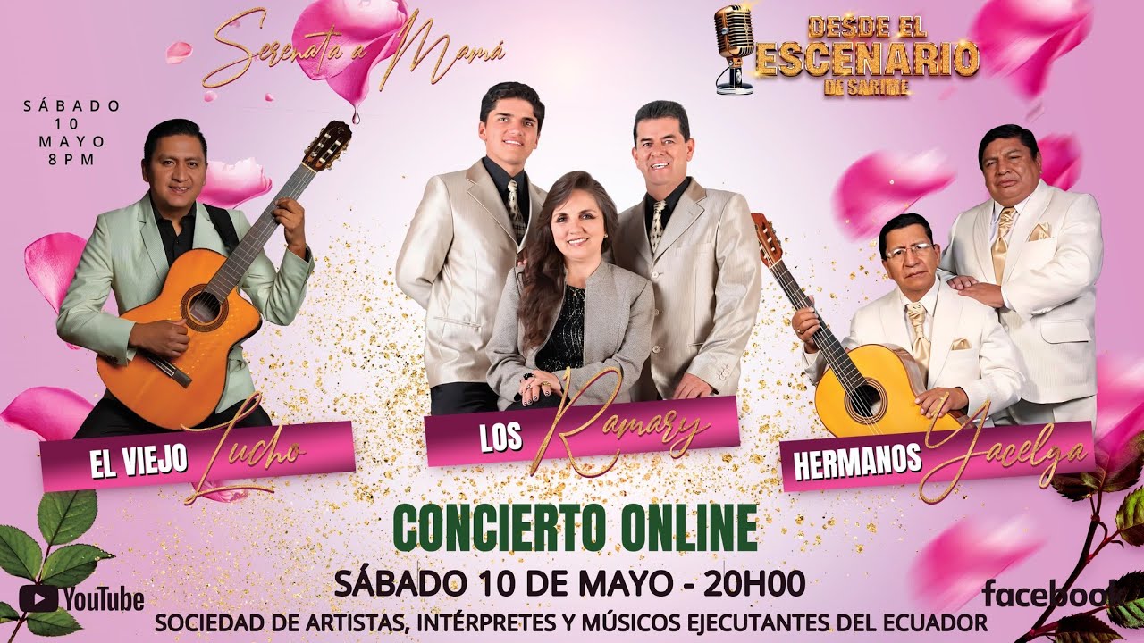 HOMENAJE A LA MADRE - LOS RAMARY - EL VIEJO LUCHO - HERMANOS YACELGA - DESDE EL ESCENARIO