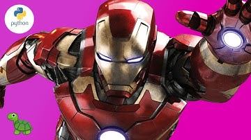 IRON MAN 🤩🤩 Drawing Using Python Turtle 🐢