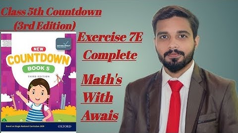 Exercise 7e class 5 countdown Oxford || Countdown  Third Edition || Exercise 7e Q No. 1-6 || Oxford