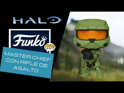 Halo Infinito Master Chief con rifle de asalto MA40-FUNKO POP 13 Totalmente Nuevo 
