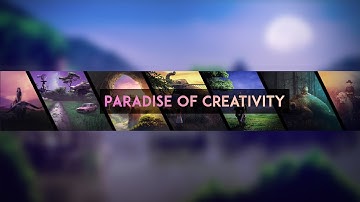 How to Create Channel Art | YouTube Banner | Adobe Photoshop Tutorial