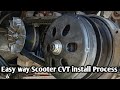 How to install scooter belt cvt &amp; How it's work
