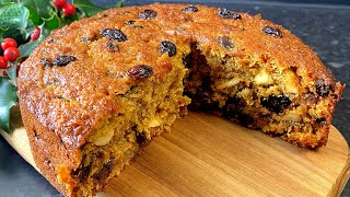 I Have Been Making This Delicious Christmas Cake For 20 Years [Without Alcohol] Easy Quick Recipe