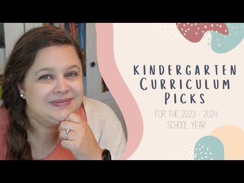 KINDERGARTEN HOMESCHOOL CURRICULUM