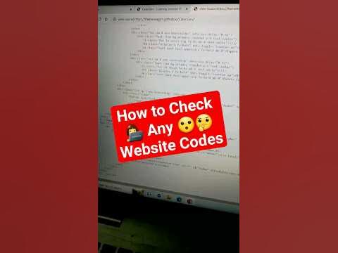 how to check any website source code | website source code download ...