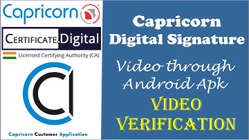 Capricorn Video Verification Process in Hindi | Video Verification for Digital Signature
