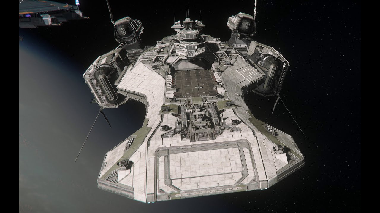 Star Citizen (4K) - Bengal Carrier Fly-By - YouTube