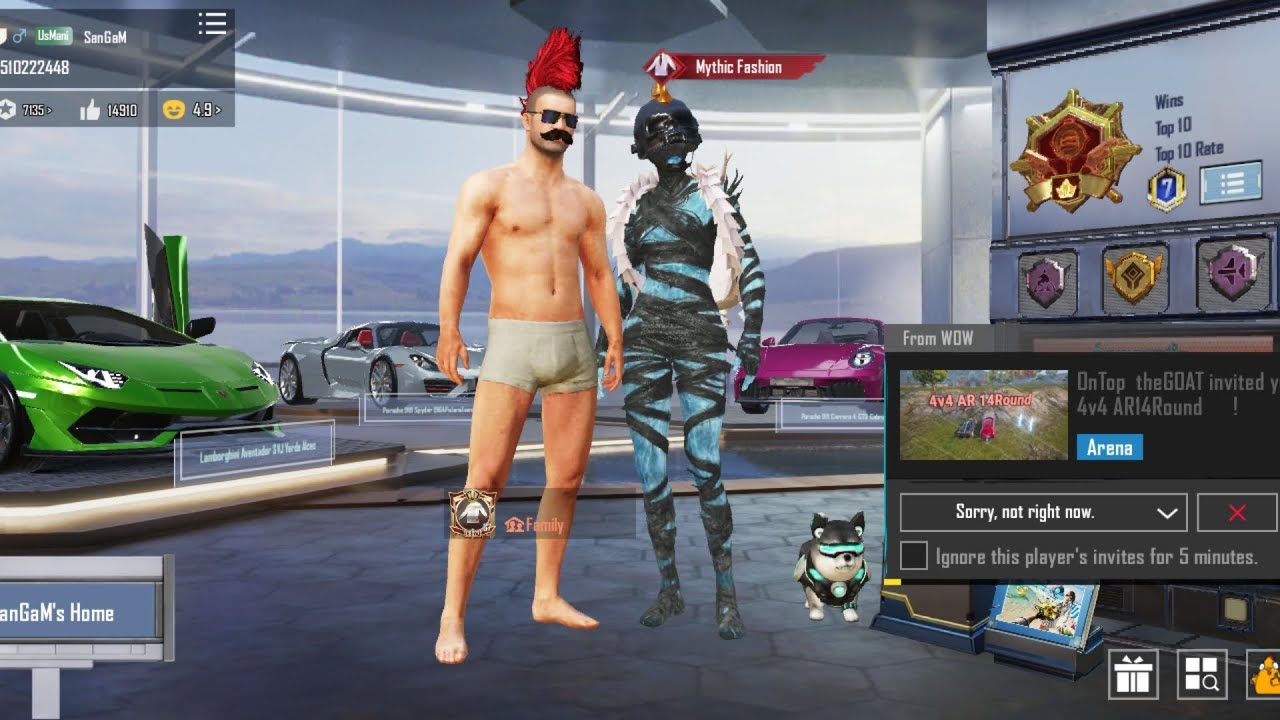 No Scope Fear ❌ | 1v1v1 AWM FPP Shoot King