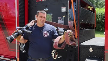 Nimishillen Fire hose line deployment 2024 “flat load with loops”