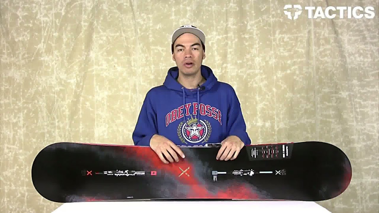 Burton Custom X Snowboard Review - Tactics.com - YouTube