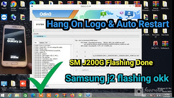 Flash Samsung J2 (SM-J200G) with Odin3 tool | Hang On Logo Problem Fix