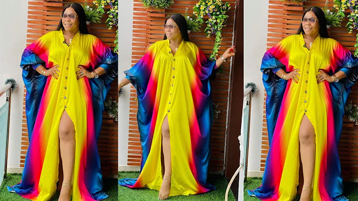 How To Make A Trending Shirt Kaftan Dress/:Bubu:/Cutting And Stitching