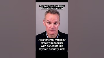 Why Zero Trust Architecture Matters in Cybersecurity #cybersecurity #cyber #educational #veteran