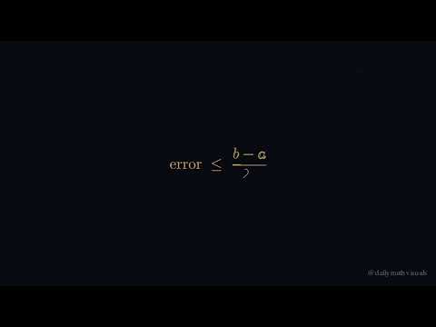 How to Find √2 — The Bisection Method Explained Visually
