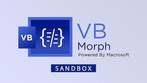 VB Morph Sandbox Demo