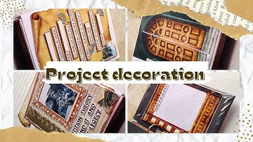 History Project decoration | Class 12th history Project | Project decoration ideas  | SMcrafts